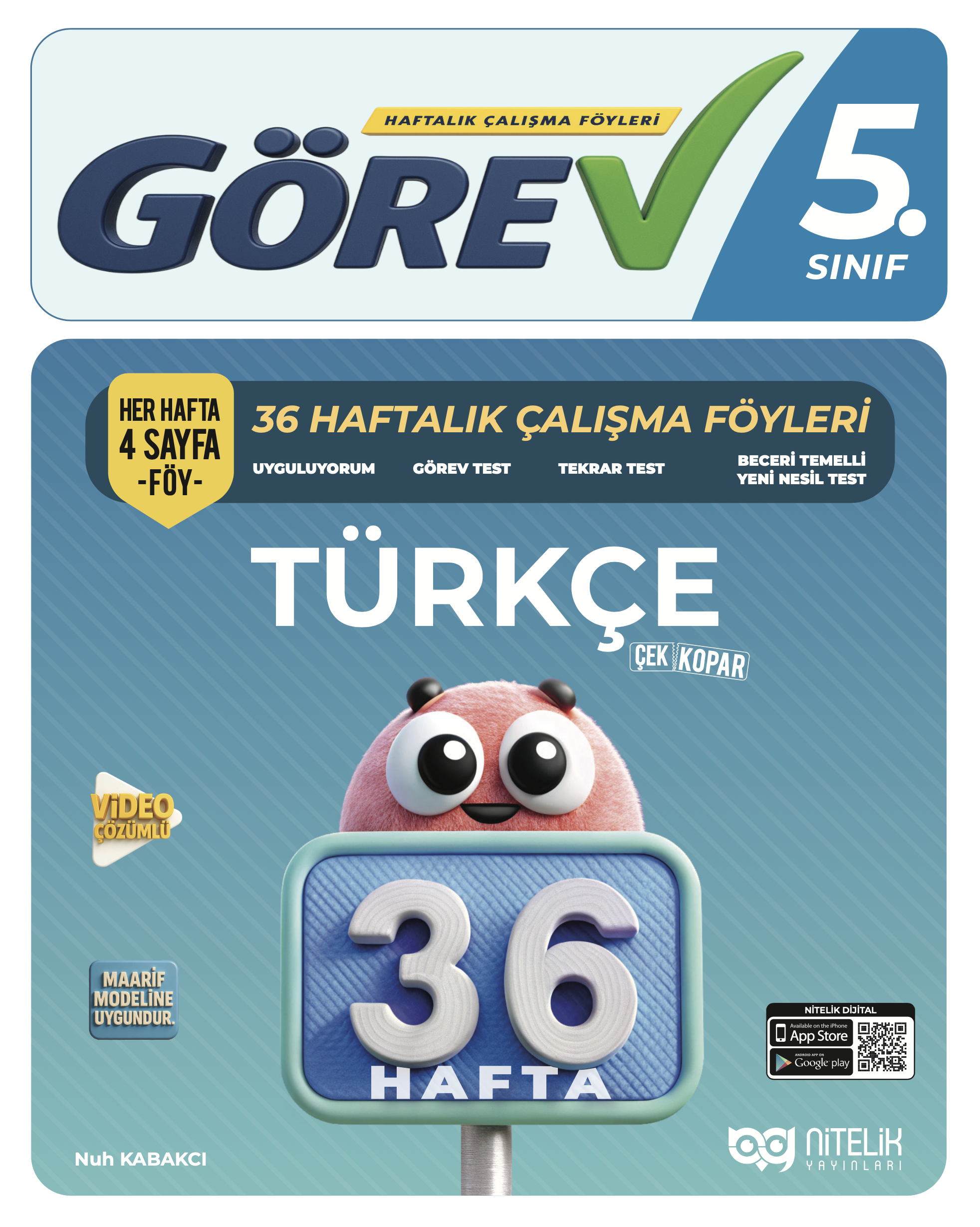 5. SINIF GÖREV TÜRKÇE HAFTALIK ÇALIŞMA FÖYLERİ